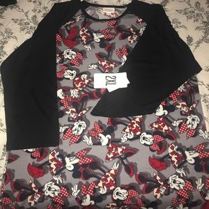 Disney Lularoe Randy - Minnie mouse print  🏰🎀